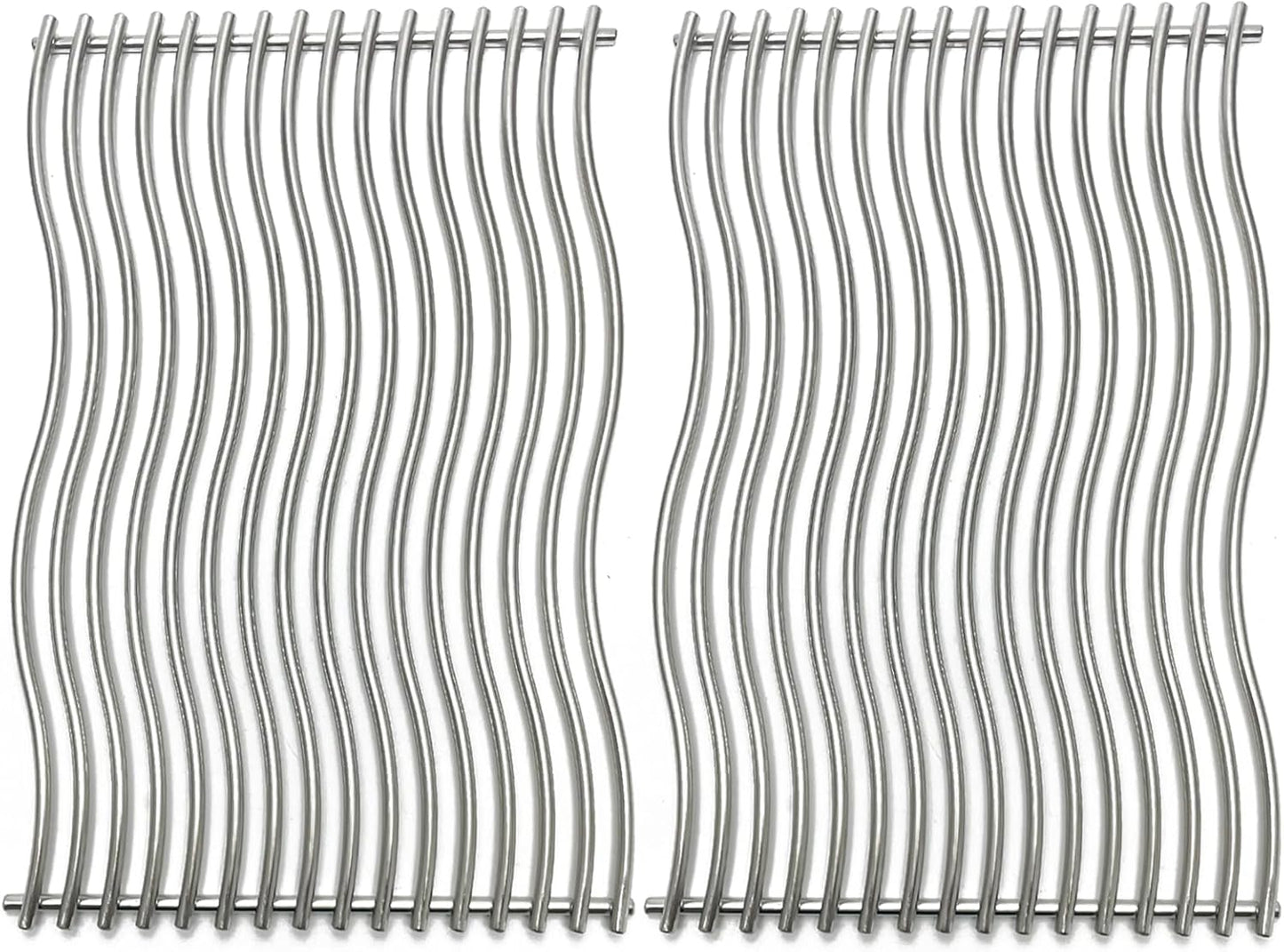 17-3/4" Stainless Steel 2Pack Waved Cooking Grids Grates Replacement Parts for Napoleon Rogue 425 Series 425xt 425 SIB Gas Grill S83013