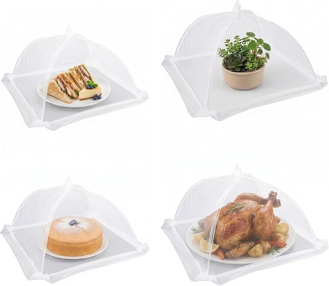 4-Pack Food Cover Mesh Food Tent by COMFORER