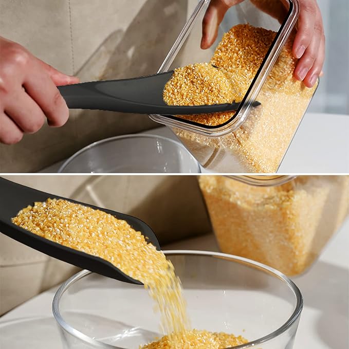 VOVOLY Cooking Spoon for Nonstick Cookingwares, Silicone Spatula Spoon for - Image 5