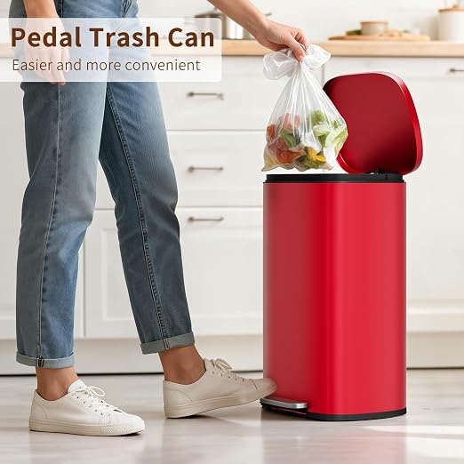 PayLessHere Stainless Steel Trash Can - Image 2