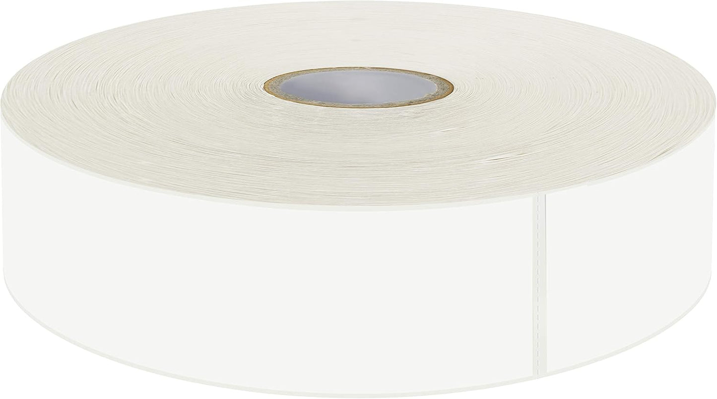 1000 Blank Removable Freezer Labels Water Oil Resistant with Perforation Line for Food Containers Jars Pantry Organization (Each Measures 1” x 3”)