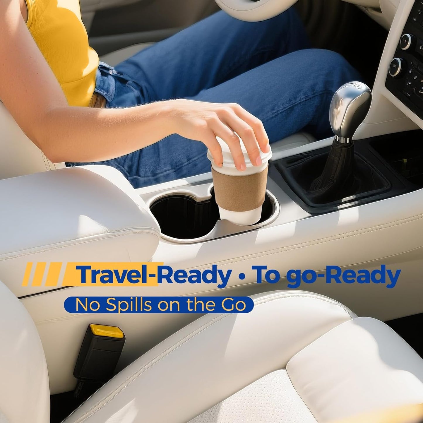 Fit Meal Prep 100 Pack 12 oz Disposable Coffee Cups with Lids, Sleeves, Leak-Proof To Go Coffee Cups with Lids, Durable Hot Paper Cups for Home, Office, Party, Business