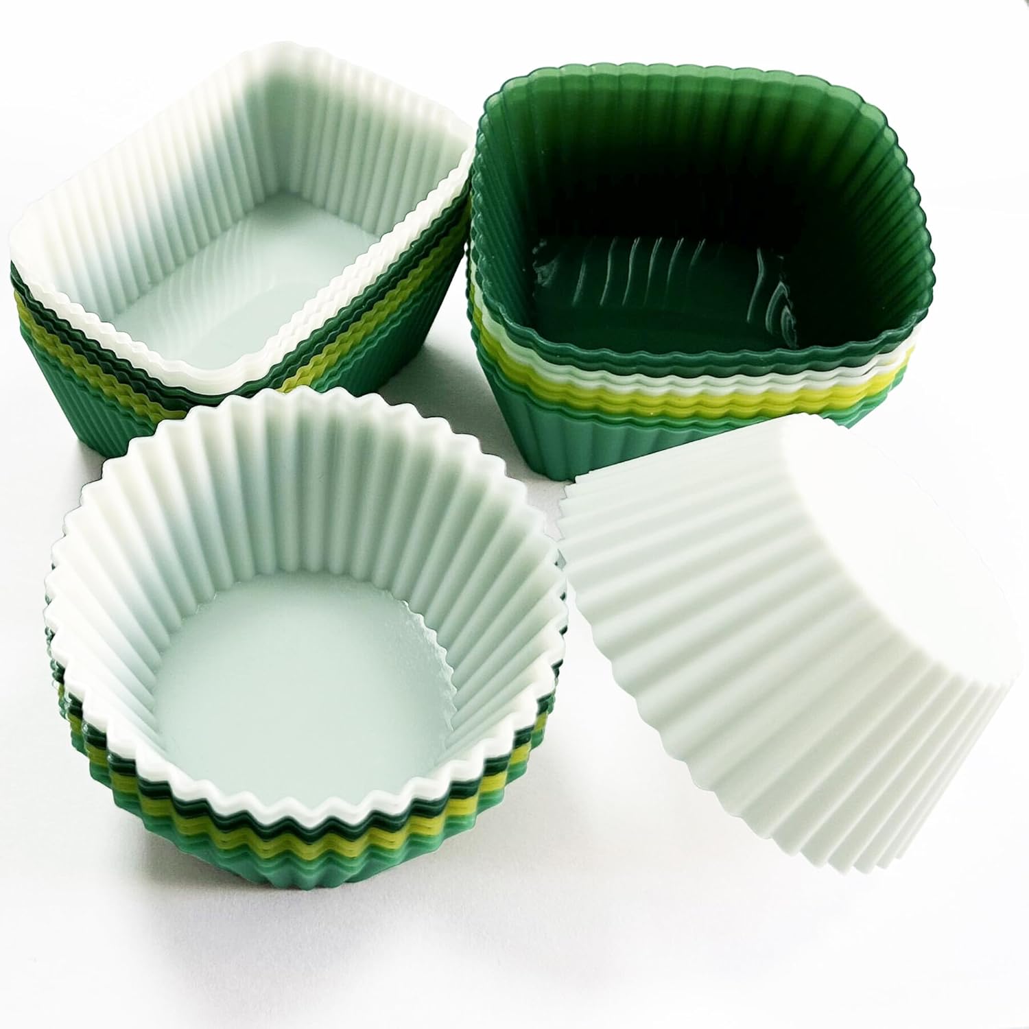 Silicone Baking Cupcake Cups Muffin Liners Nostick Cake Molds Bento Lunch Box Dividers