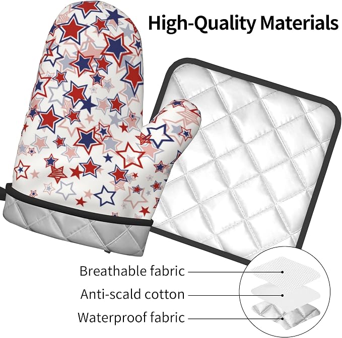 Stars Oven Mitts - Image 4