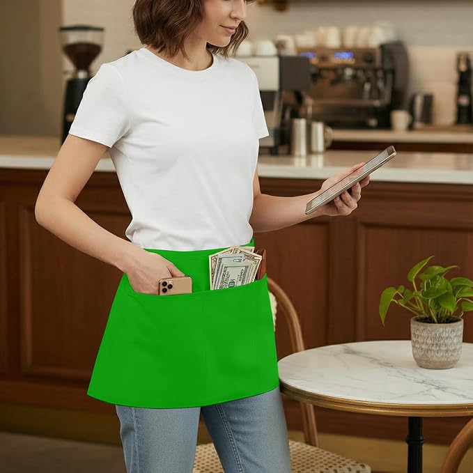 BOHARERS Waist Apron with 3 Pockets 3 Pack - Image 3