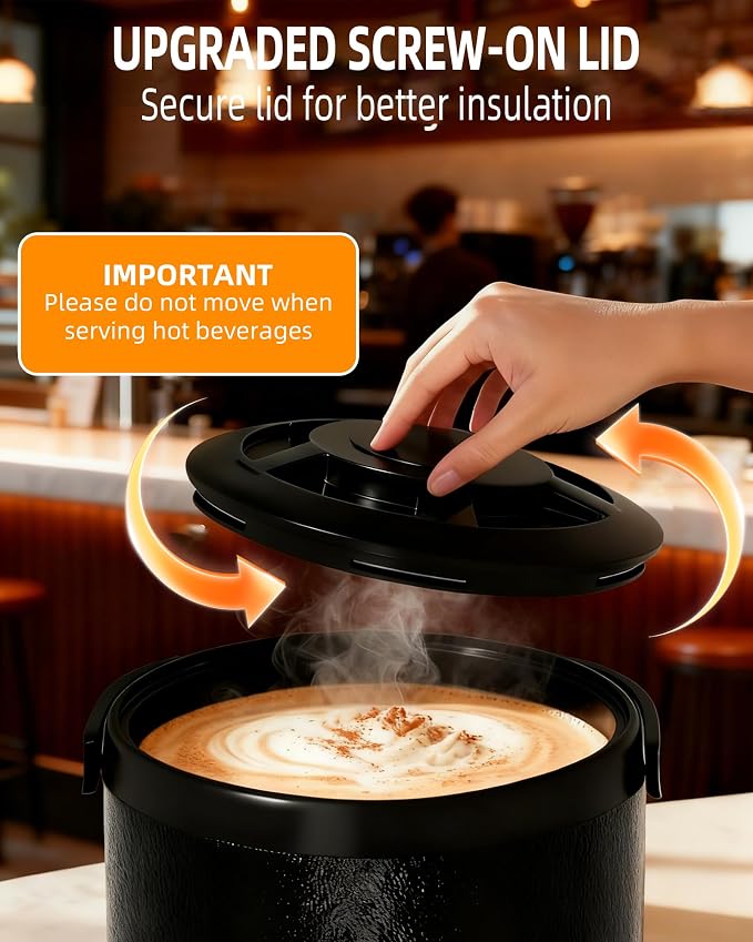 Insulated Beverage Dispenser 3 Gallon, Hot&Cold Drink Dispenser - Image 7