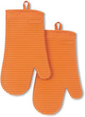 KITCHENAID Ribbed Soft Silicone Oven Mitt 2-Pack Set by KitchenAid