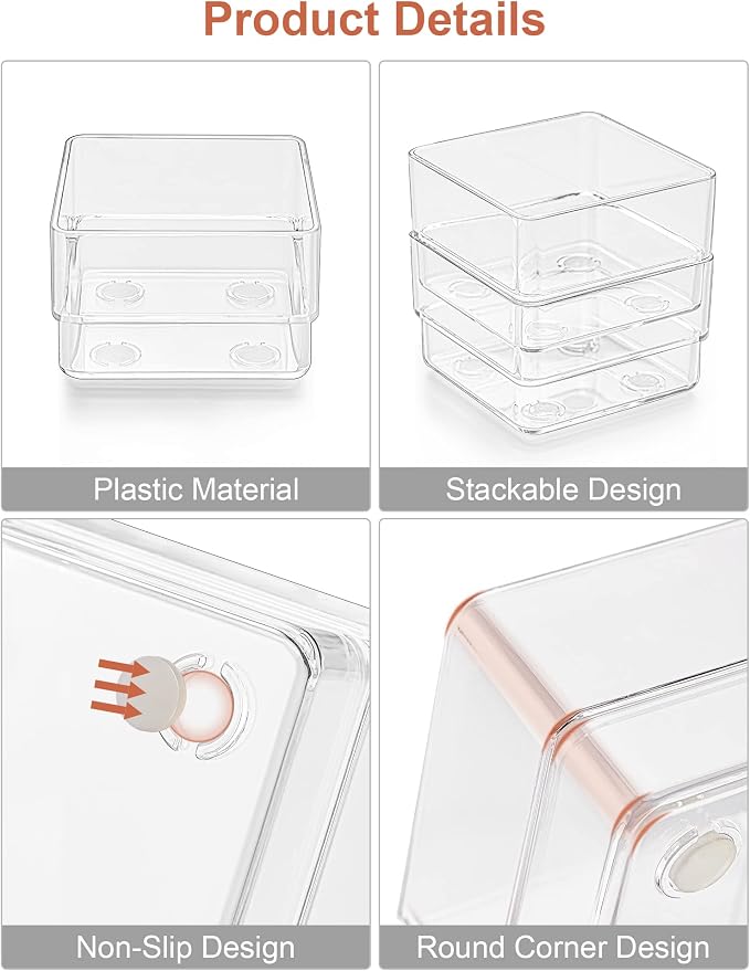SMARTAKE 13-Piece Drawer Organizer - Image 5