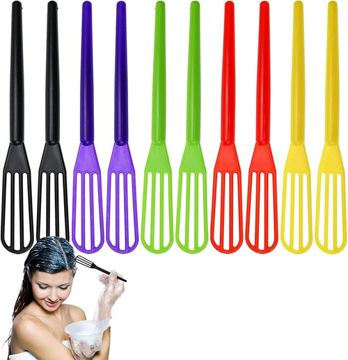 10 PCS Plastic Hair Coloring Mixer, Hair Color Whisks Dye Cream Mixer, Tint by Aswewamt