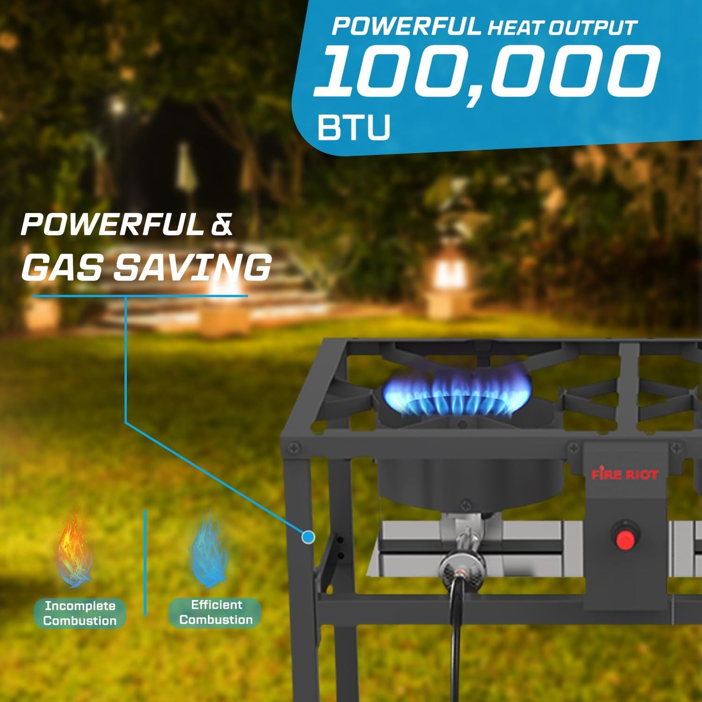 Outdoor Propane Deep Fryer and Griddle Combo, Portable 2-in-1 Cooking Station with Double Burner Propane Stove and Wheels, Ideal for Outdoor BBQ, Camping, and Tailgating