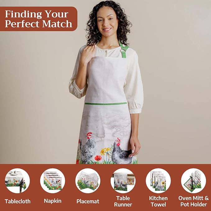 Maison d' Hermine 100% Cotton Apron - Image 4