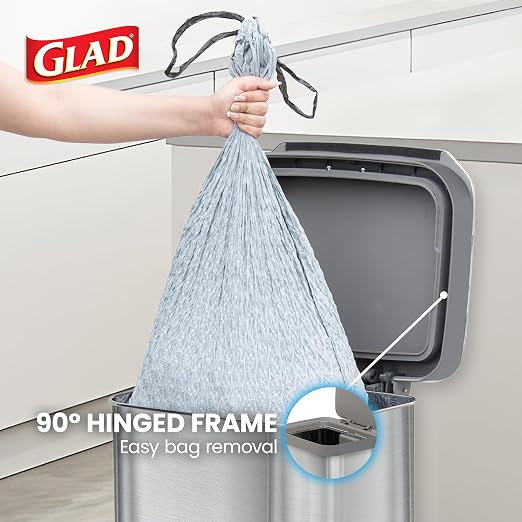 Glad Stainless Steel Step Trash Can, Series 2 - Image 8