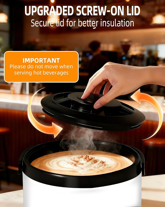 Insulated Beverage Dispenser 3 Gallon, Hot&Cold Drink Dispenser - Image 7