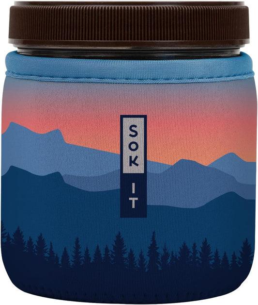 Sok It IceCreamSok Insulated Neoprene Cover (Blue Ridge, Straight Ice Cream Pints)