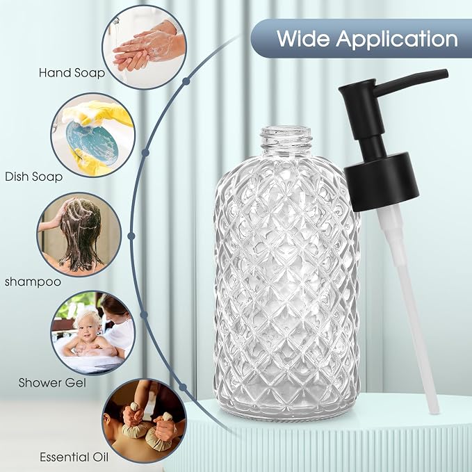Topsky Gem Glass Soap Dispenser - Image 7