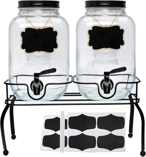 1-Gallon Drink Dispenser, Accguan Glass Water Dispenser by Accguan
