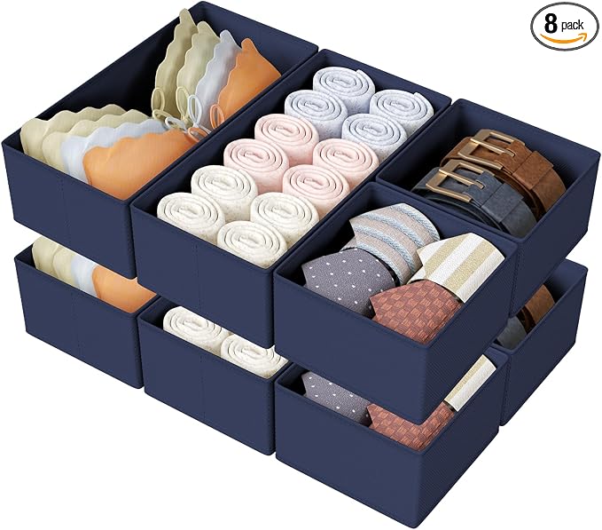 DIMJ Drawer Organizers Clothes, Fabric Closet Organizers and Storage, Shallow by DiMJ