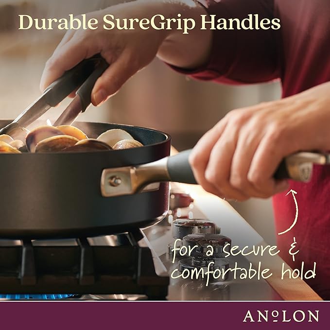 Anolon Advanced Home Hard Anodized Nonstick Sauce Pan/Saucepan - Image 7