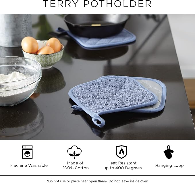DII Basic Terry Collection Quilted 100% Cotton, 3 Piece - Image 5