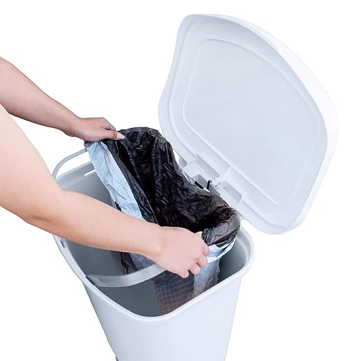 Glad 13 Gallon Trash Can | Plastic Kitchen Waste Bin - Image 9