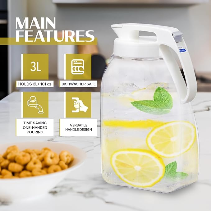 QuickServe Large Airtight Pitcher - 3L - Image 4
