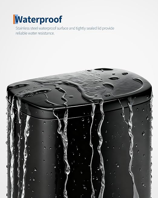 Garvee 13 gal / 50 L Metal Kitchen Trash Can - Image 4