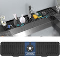 24" Splash Guard Plus Size Silicone Sink Faucet Drying Mat Handle Drip Catcher by BFONS
