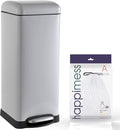 happimess HPM1007C Betty Retro 8-Gallon Step-Open Trash Can by Happimess
