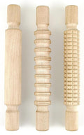 3 pcs 8 Inch Wood Rolling Pin, Arts and Crafts by Kang%26Chang