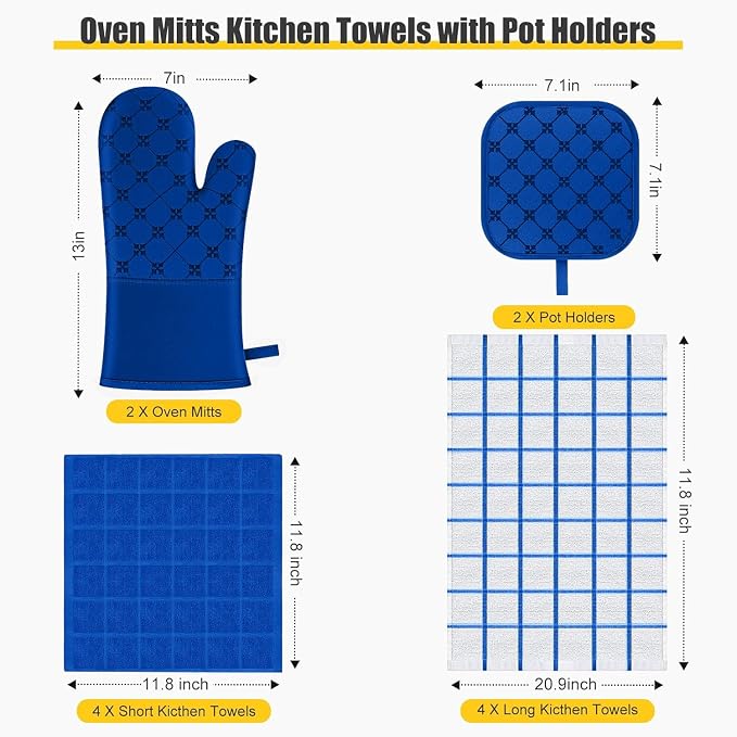 Oven Mitts Kitchen Towels Dishcloths - Image 2