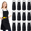 12 Pack Bib Apron, Unisex Restaurant Kitchen Aprons by Unknown