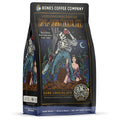 Bones Coffee Company Army of the Dark Chocolate Flavored Coffee, Medium Roast Low Acid Arabica Beans Compatible with Auto drip and French Press Coffee Maker, 12 Oz Whole Bean