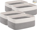 OIAHOMY 4 Pack Storage Baskets for Organizing, Small Bins for Shelves, Cute by MasterofSpaceOptimization