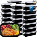 vivigu Meal Prep Containers Reusable 50 Pack - 28 oz Food Containers by VIVIGU