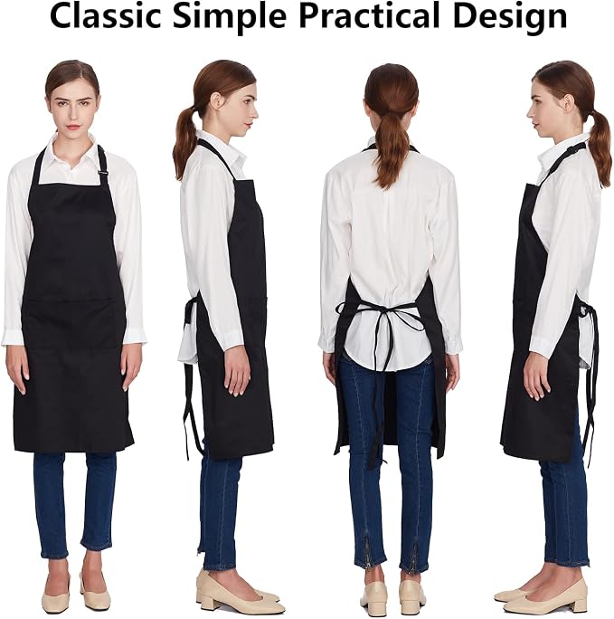 Jubatus 2 Pack 100% Cotton Aprons - Image 2