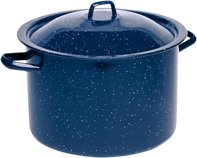 IMUSA USA Blue Enamel Stock Pot by VisitIMUSA
