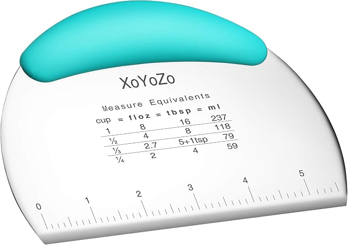 1 pcs Dough Pastry Scraper Chopper/Stainless Steel Dough Scraper Cutter by XoYoZo