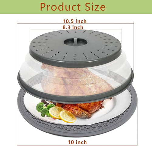 10.5" Microwave Splatter Cover for Food - Image 2