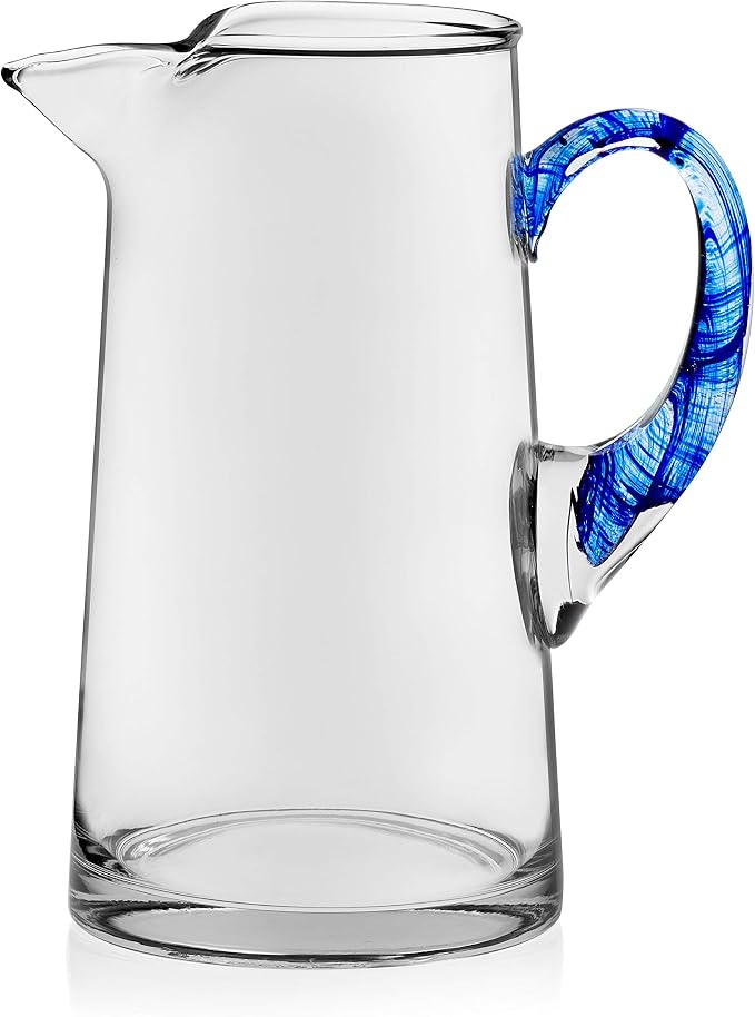 Libbey Cabos Large Glass Pitcher, 90 Oz Handcrafted Glass Water Pitcher - Image 7