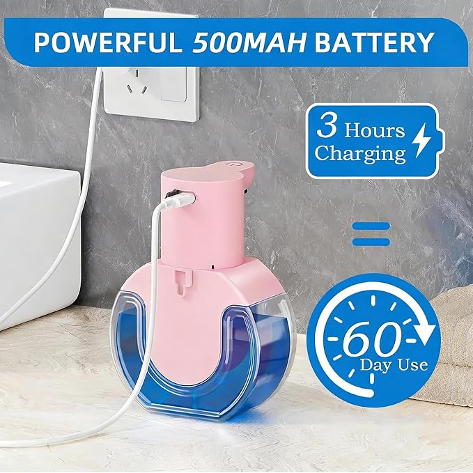 Automatic Soap Dispenser Touchless, Rechargeable Foaming Soap Dispenser - Image 7