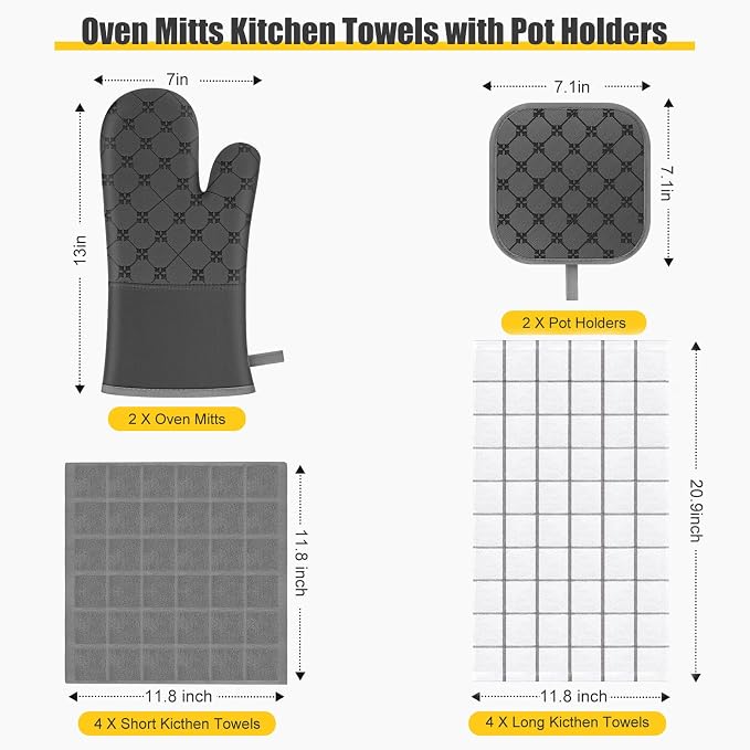 Oven Mitts Kitchen Towels Dishcloths - Image 2