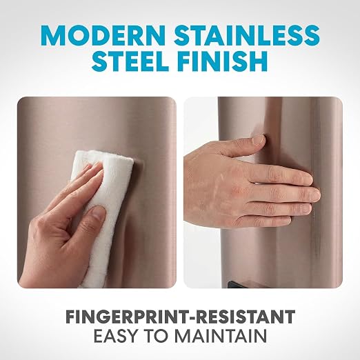 SIMPLI-Magic 6L/1.6G Stainless Steel Bathroom Trash Can - Image 5