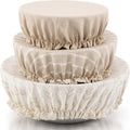 Beautiful Linen Cotton Blend Bowl Covers by KIBAGA