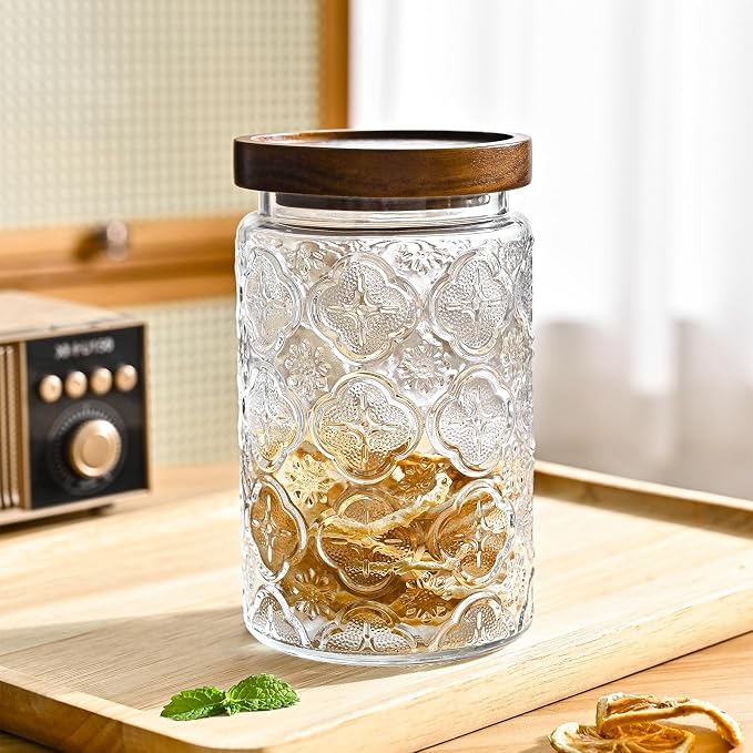 Adodeen 3-Pack 32oz Vintage Glass Jar - Image 6