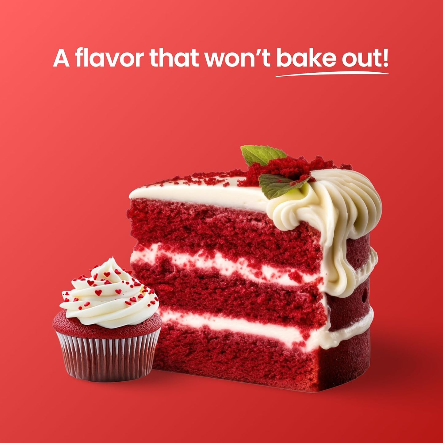 LorAnn Oils Red Velvet Bakery Emulsion: True Essence, Ideal for Boosting Fruit Tones in Cakes, Cookies & Desserts, Gluten-Free, Keto-Friendly, Extract Substitute Essential for Your Kitchen, 4 Oz