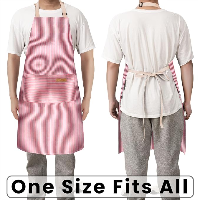 BeLuyi 2 Pack Adjustable Bib Apron - Image 6