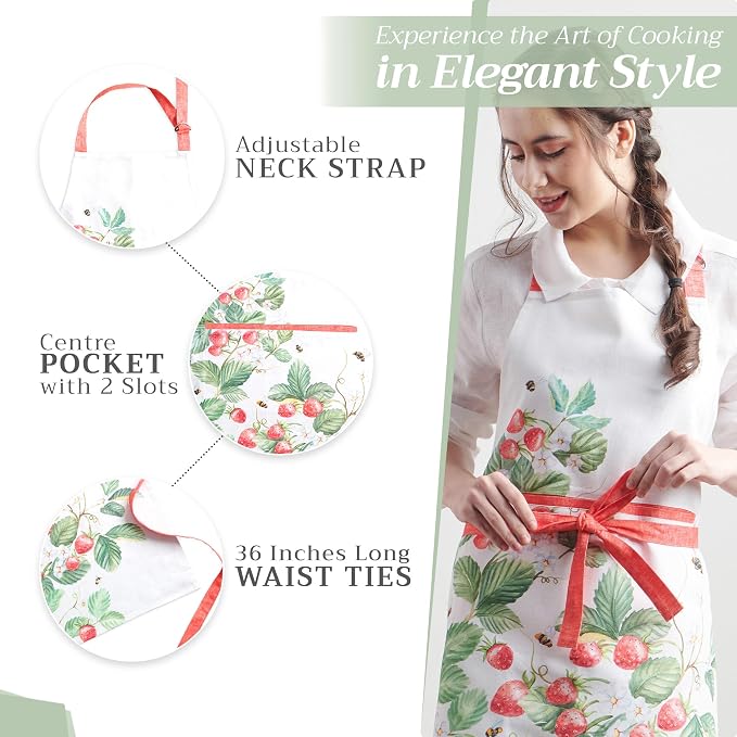 Maison d' Hermine 100% Cotton Apron - Image 5