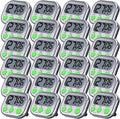 Leumoi 24 Pcs Digital Kitchen Timers Magnetic Back Timers Bulk Large Screen by Leumoi