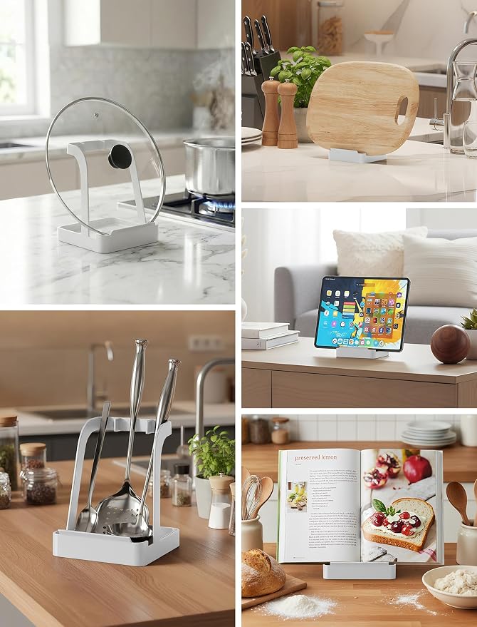 NiHome Big Pot Lid Holder and Spoon Rest - Image 6
