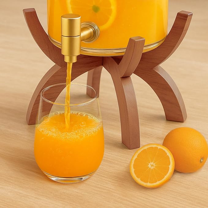 Glass Drink Dispenser, 1.5 Gallon Beverage Dispenser - Image 6